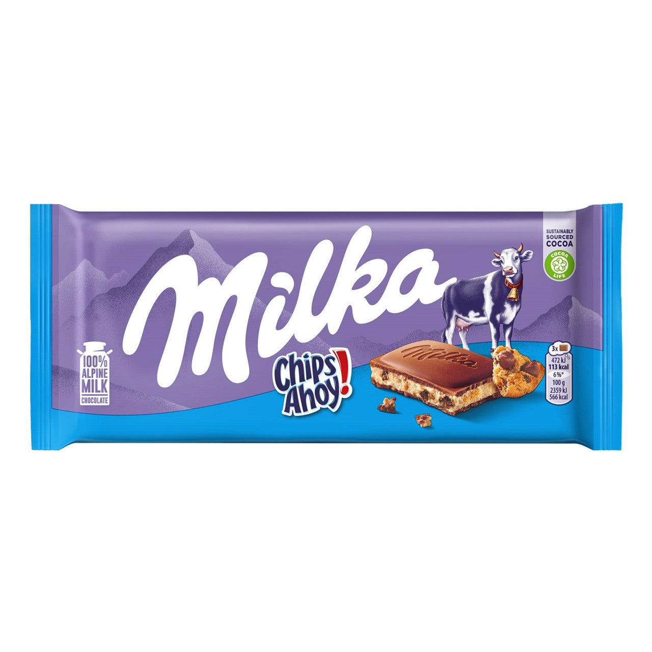 Milka Chips Ahoy 100 g x 22 unité