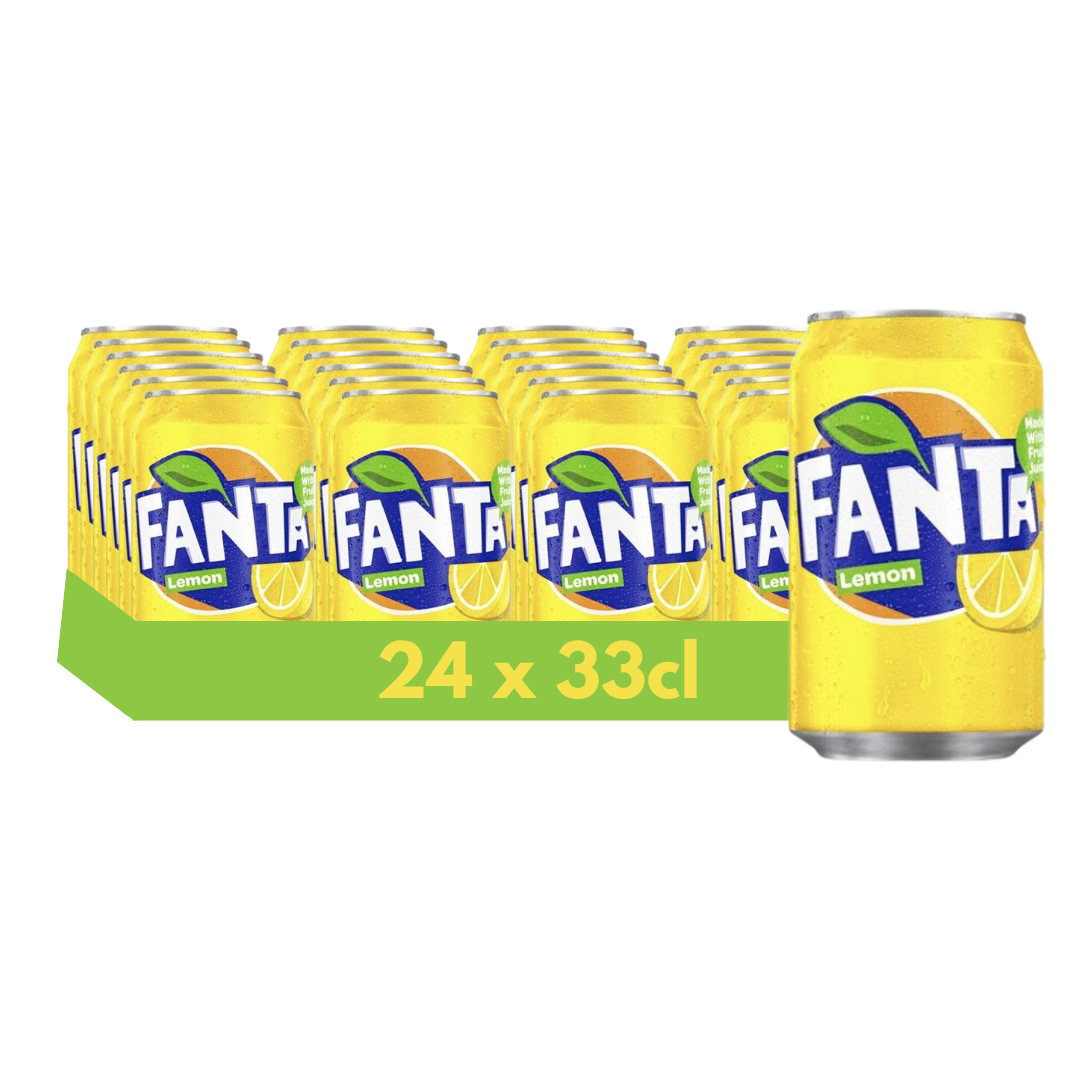 FANTA Citron frappé slim 33cl x24. Unité