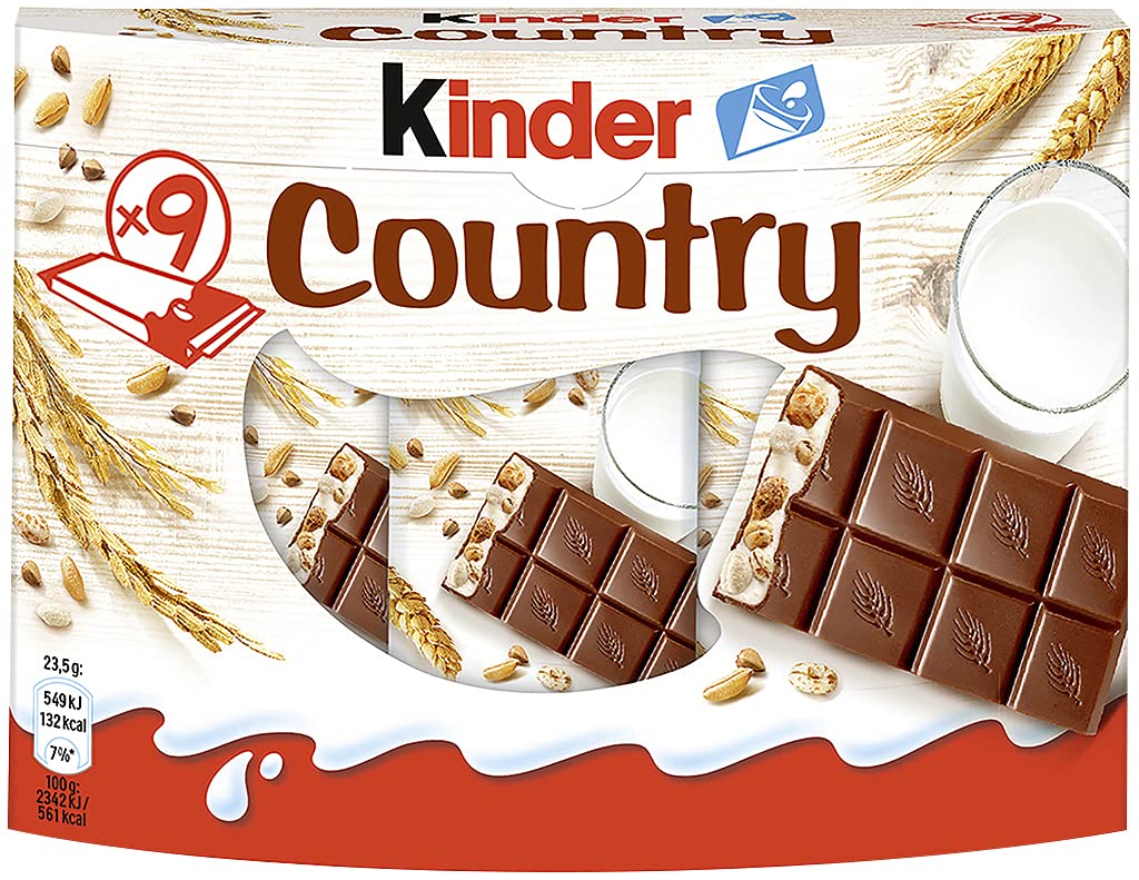 Kinder Country T9 (9X23,5G) X18 unité