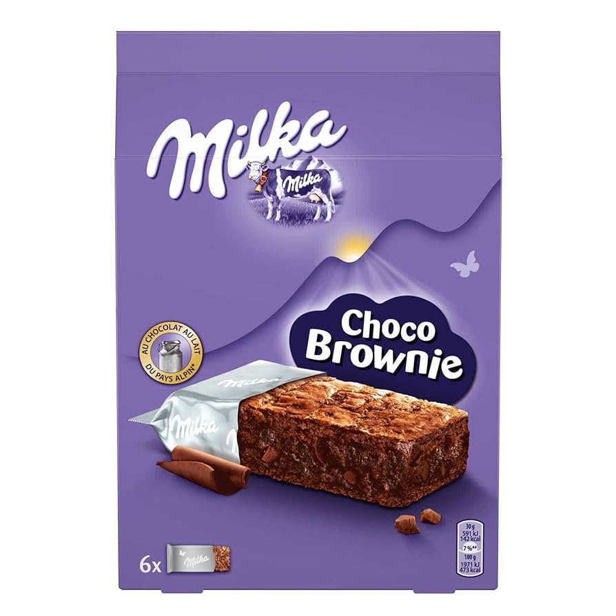 Milka Choco Brownie 180 g X 13 unité