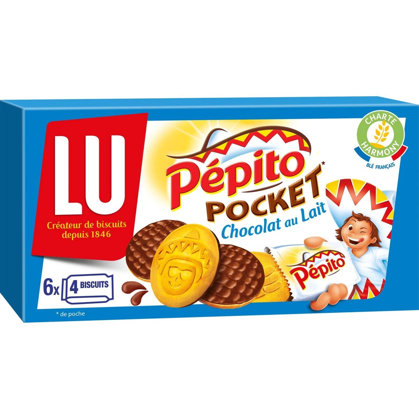 Pépito pocket émochoco 230 g x 11 unité