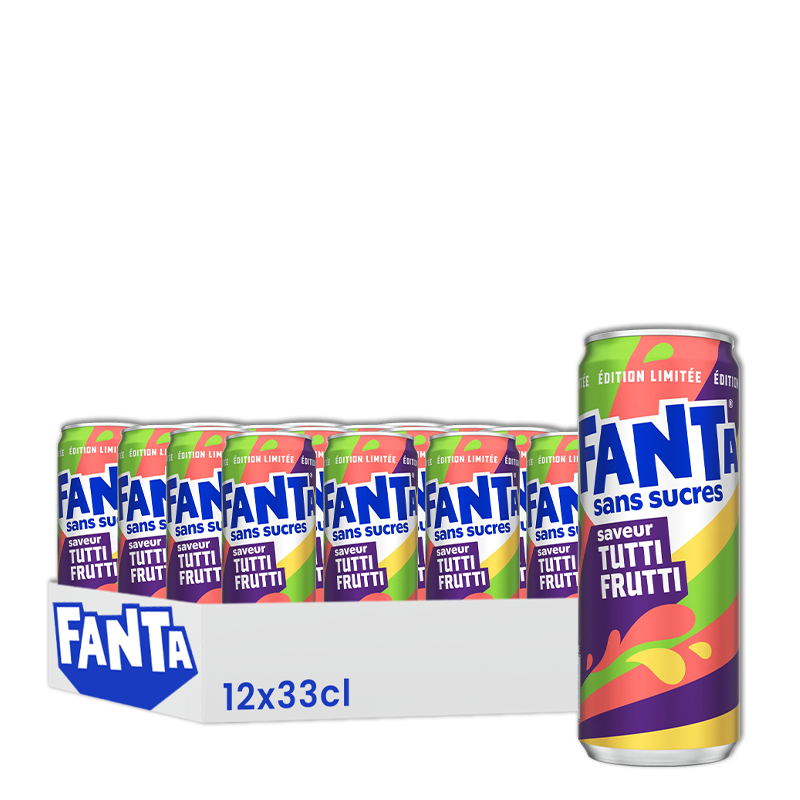 FANTA - Tutti Frutti slim 33cl x12. Unité