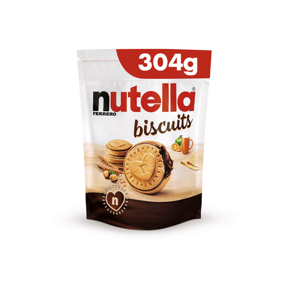 Nutella Biscuits 304 g — un sachet refermable
