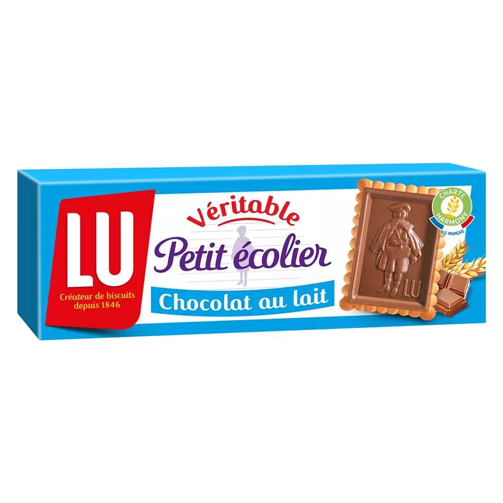 Petit écolier chocolat au lait 150 g X  48 unité