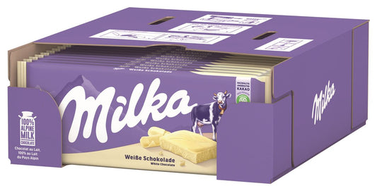 Milka White 90 g x 22 unité