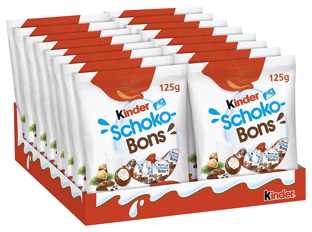 Kinder Schoko Bons 125G X 16 unité