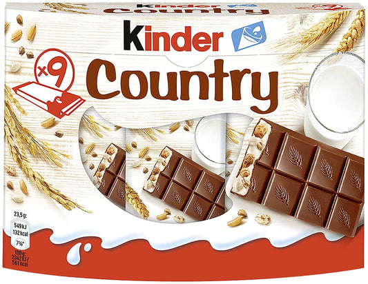 Kinder Country T9 (9X23,5G) X18 unité