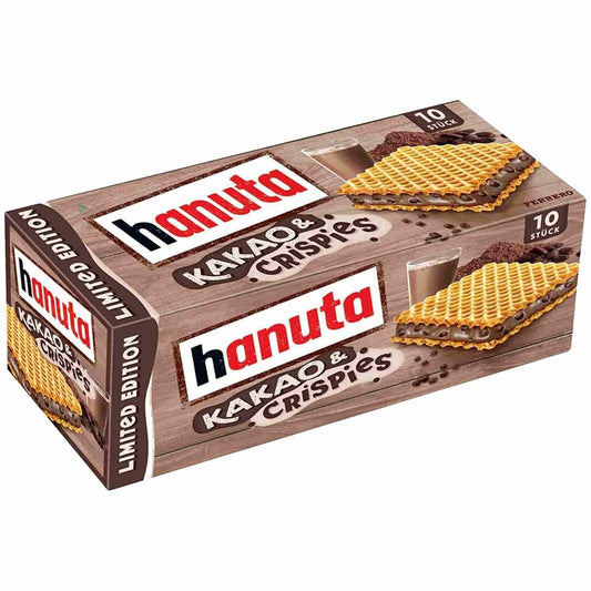 Hanuta 10Pcs Kakao & Crispies (220G) x 20 unité