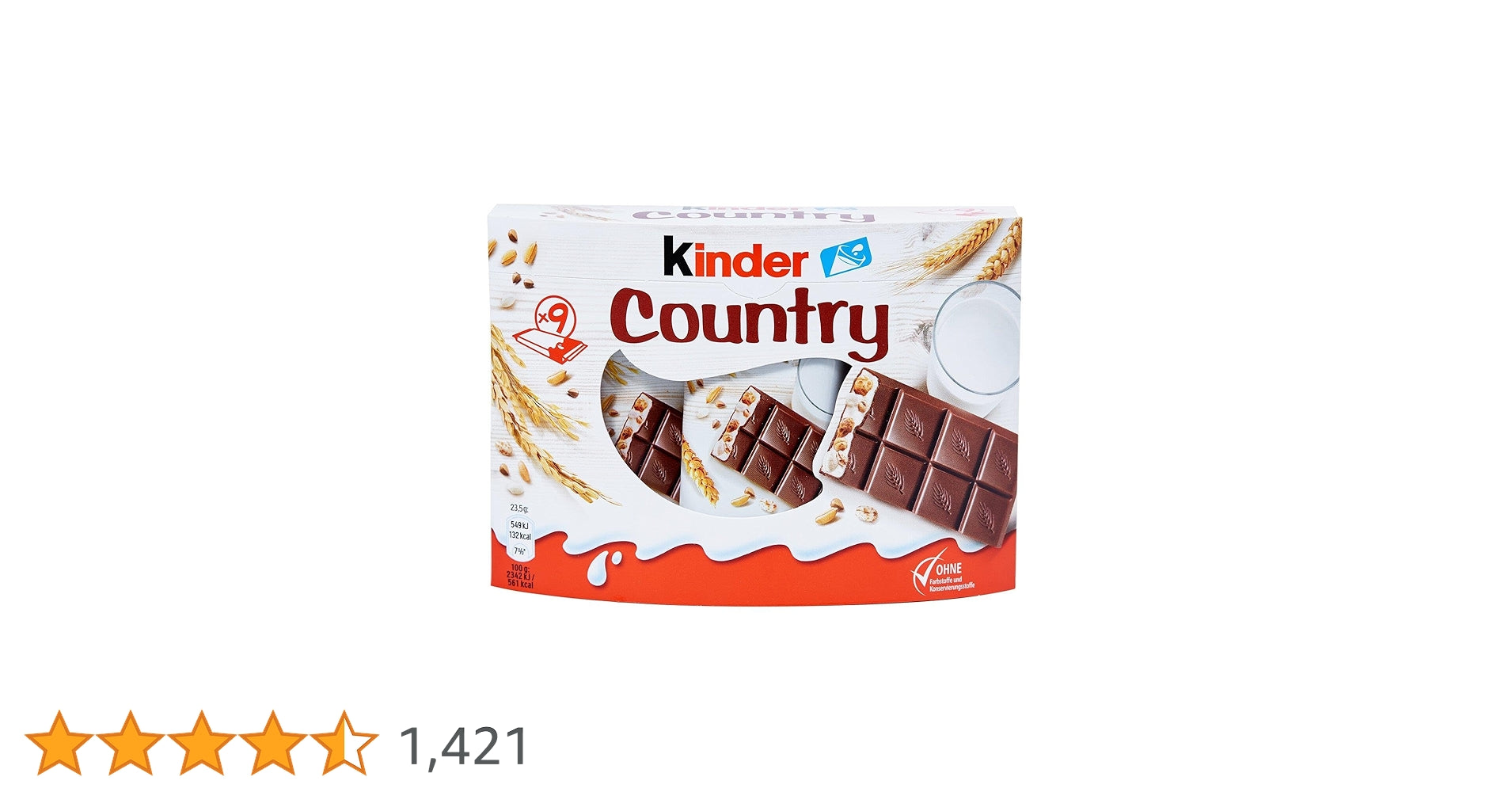 Kinder Country T9 (9X23,5G) X18
