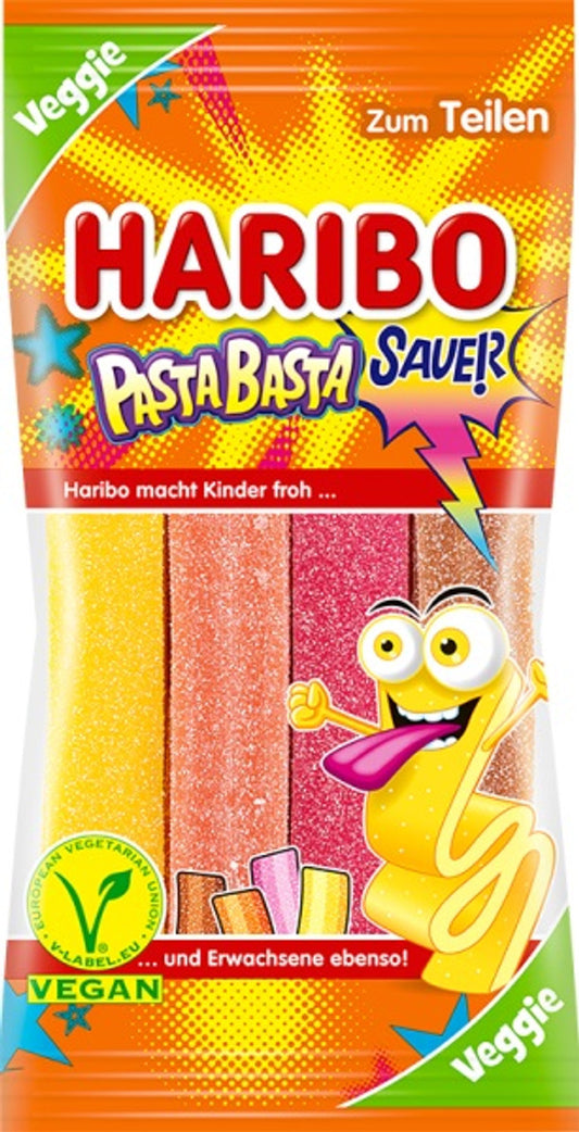 HARIBO Pasta Basta Sauer160G x 18 unité Veggie