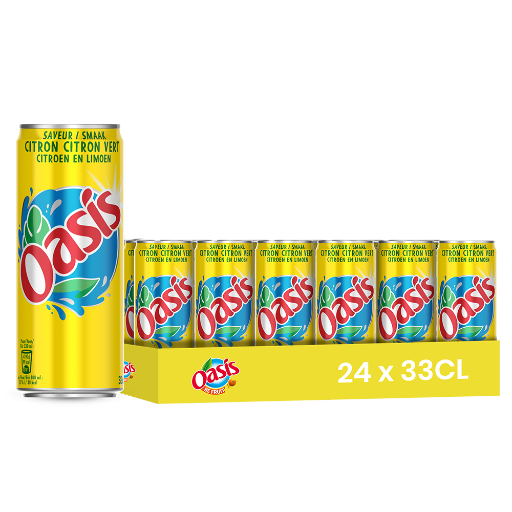 OASIS - Citron citron vert slim 33cl x24