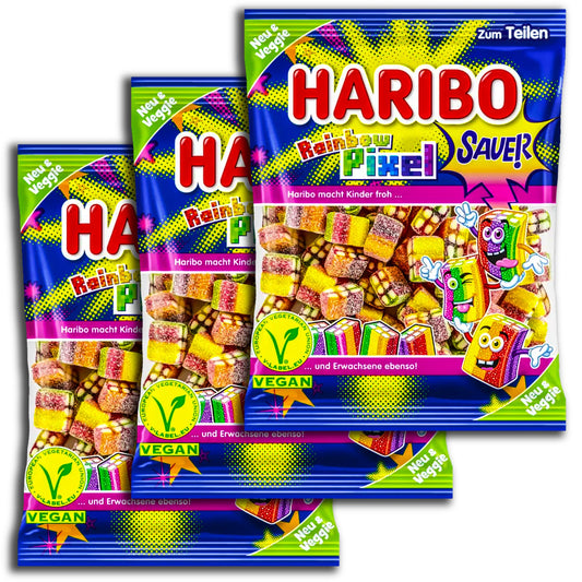 Haribo Rainbow Pixel  160 g X 18 unité Veggie