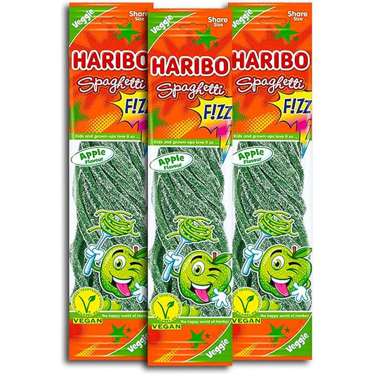 Haribo Spaghetti Apple  200g x 15 unité Veggie