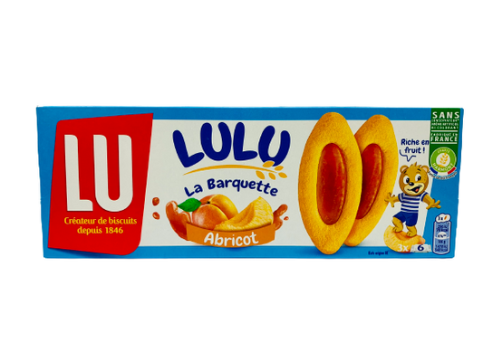Lulu La Barquette abricot 120 g X 20 unité