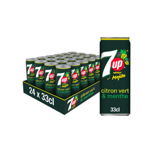 SEVEN UP - Mojito 33cl x24 unité