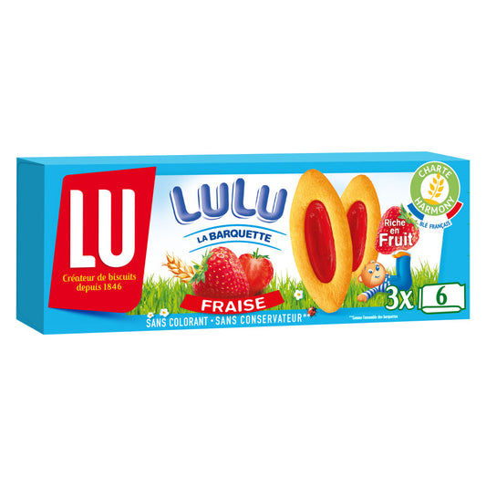 Lulu La Barquette fraise 120 g x 20 unité