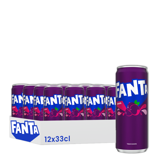 FANTA - Cassis slim 33cl x12. Unité