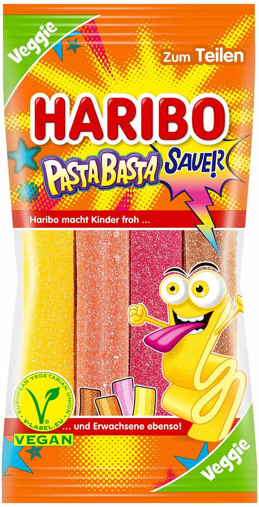 HARIBO Pasta Basta Sauer160G × 18 Veggie — unité de vente