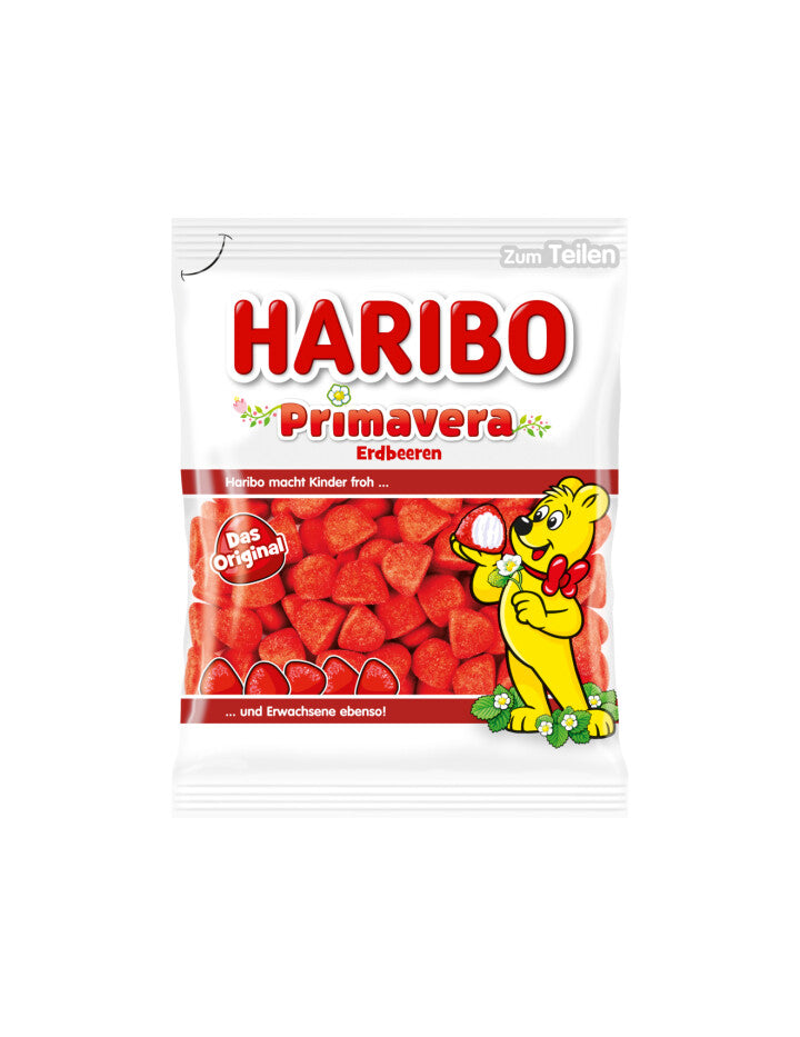 HARIBO Primavera Erdbeeren 175G X 10 unité Veggie