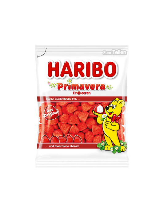 HARIBO Primavera Erdbeeren 175G X 10 unité Veggie