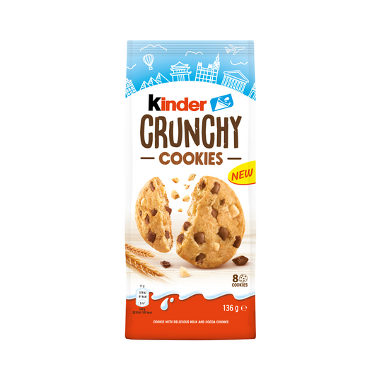 Kinder Crunchy Cookies 136g × 15 — unité de vente