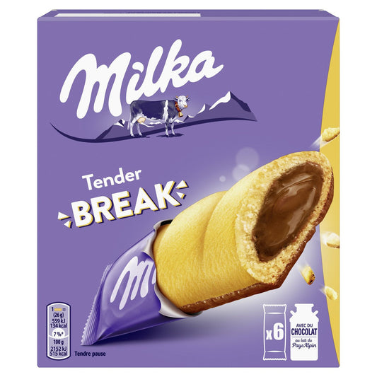 Milka Tender Break 156 g × 16 — unité de vente