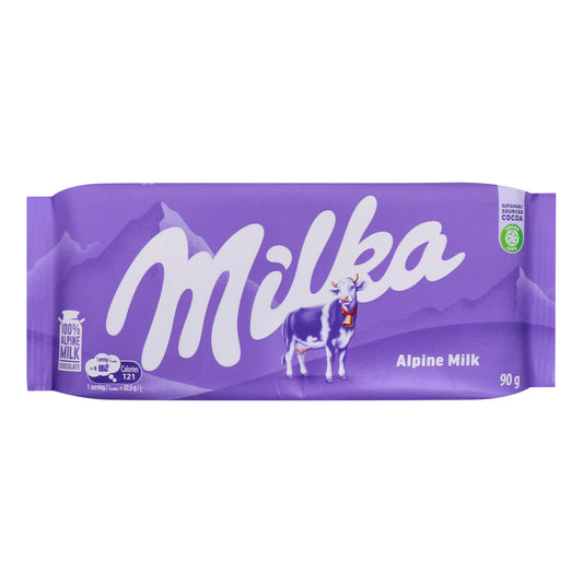 Milka Alpine Milk 90 g × 25 — unité de vente