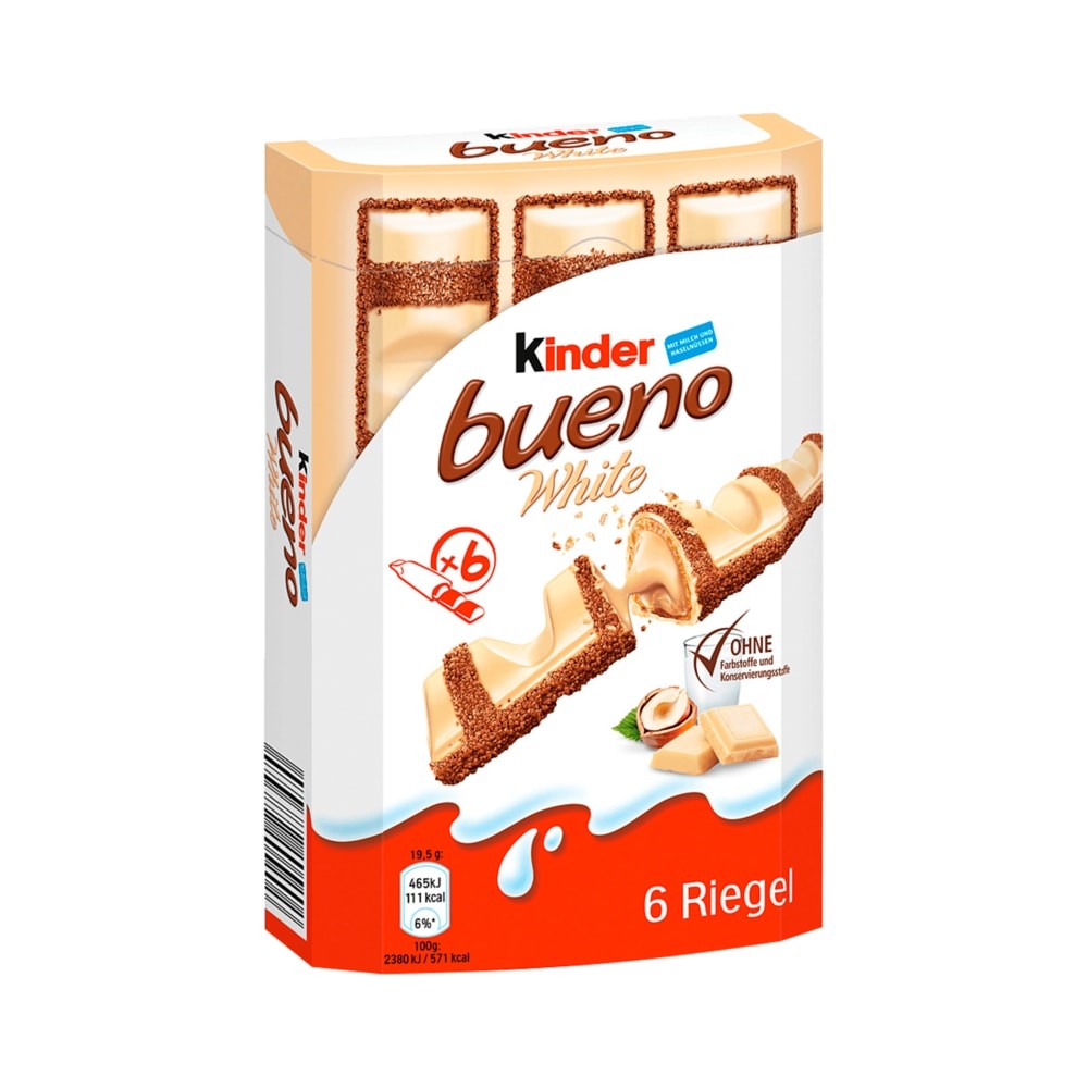 Kinder Bueno White T6 117Gx 27 — unité de vente