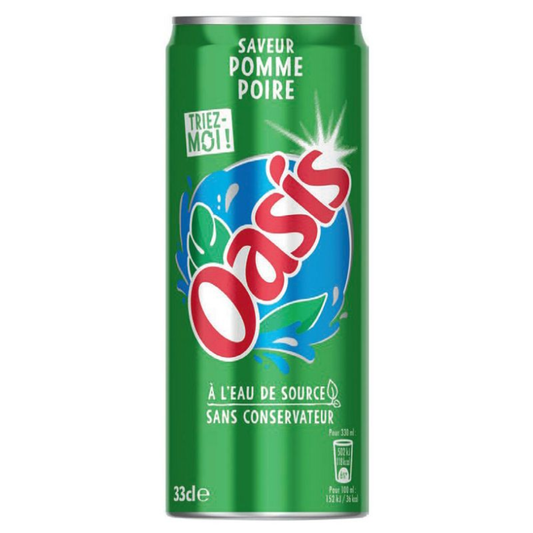 OASIS - Pomme poire slim 33cl — emballage à l’unité