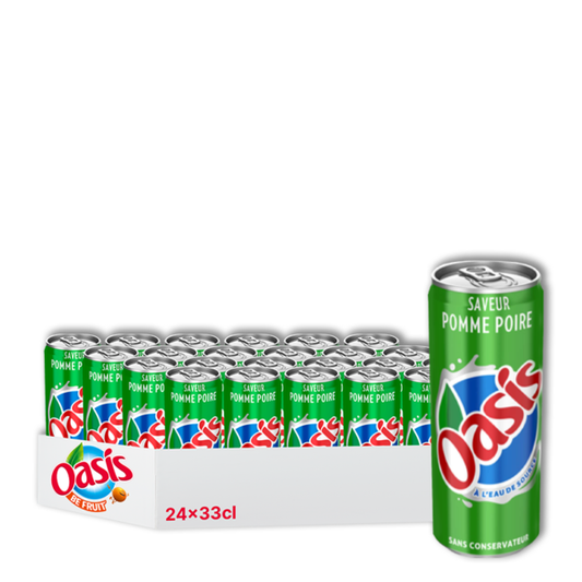 OASIS - Pomme poire slim 33cl x24 unité
