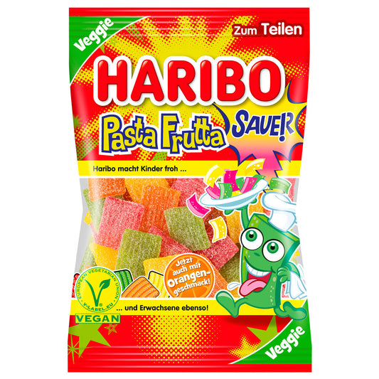 FRUCHTGUMMI HARIBO Pasta Frutta Sauer 160G BT  X 12 unitéVeggie