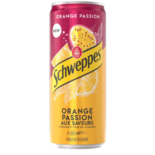 Schweppes Orange Passion 33 cl — canette à l’unité